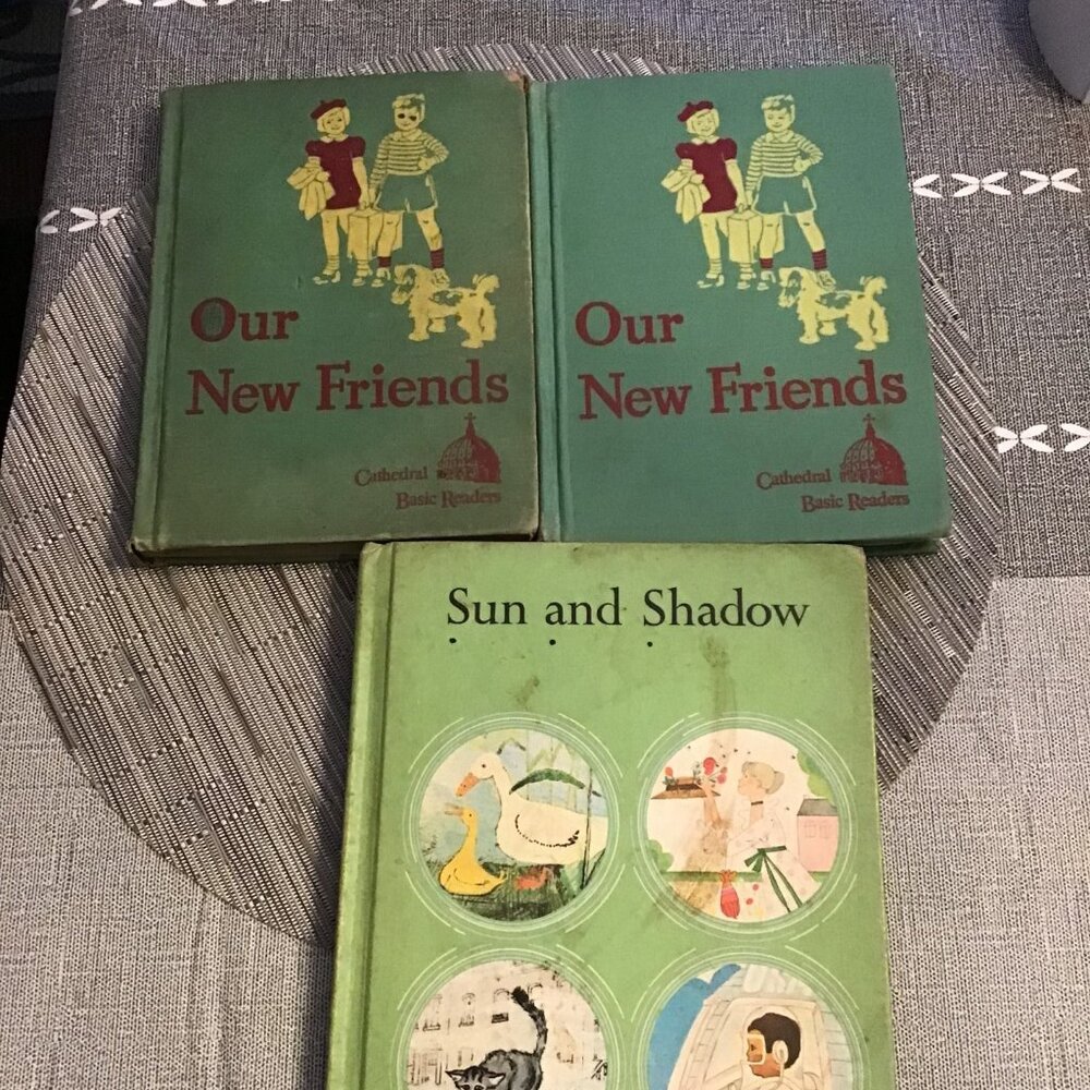3 Vintage Reading Texts (Primary, 1st Grade Levels--1942, 1970)--Homeschooling R